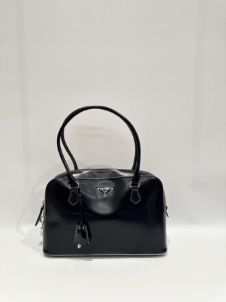Prada Black Vintage Leather Handbag
