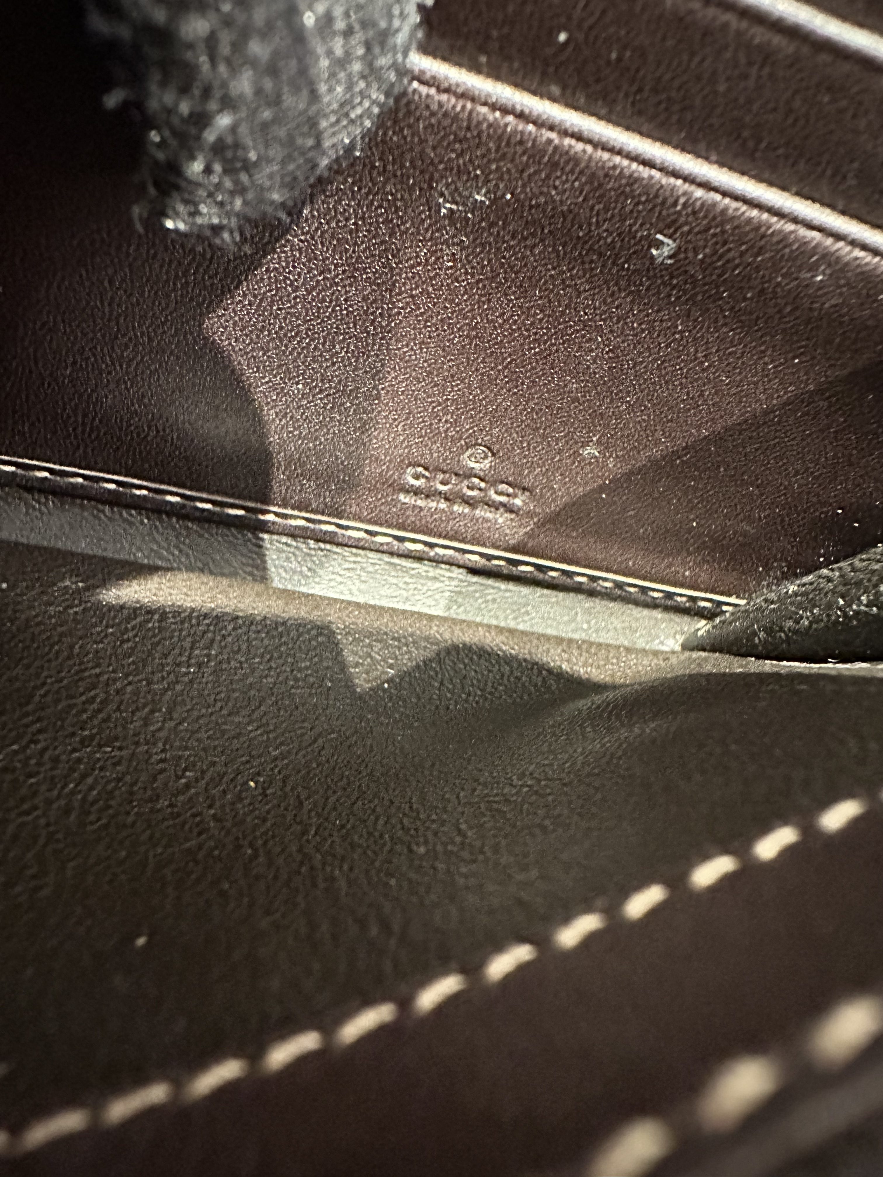 Gucci Brown GG Canvas Heart Logo Long Wallet - Image 8