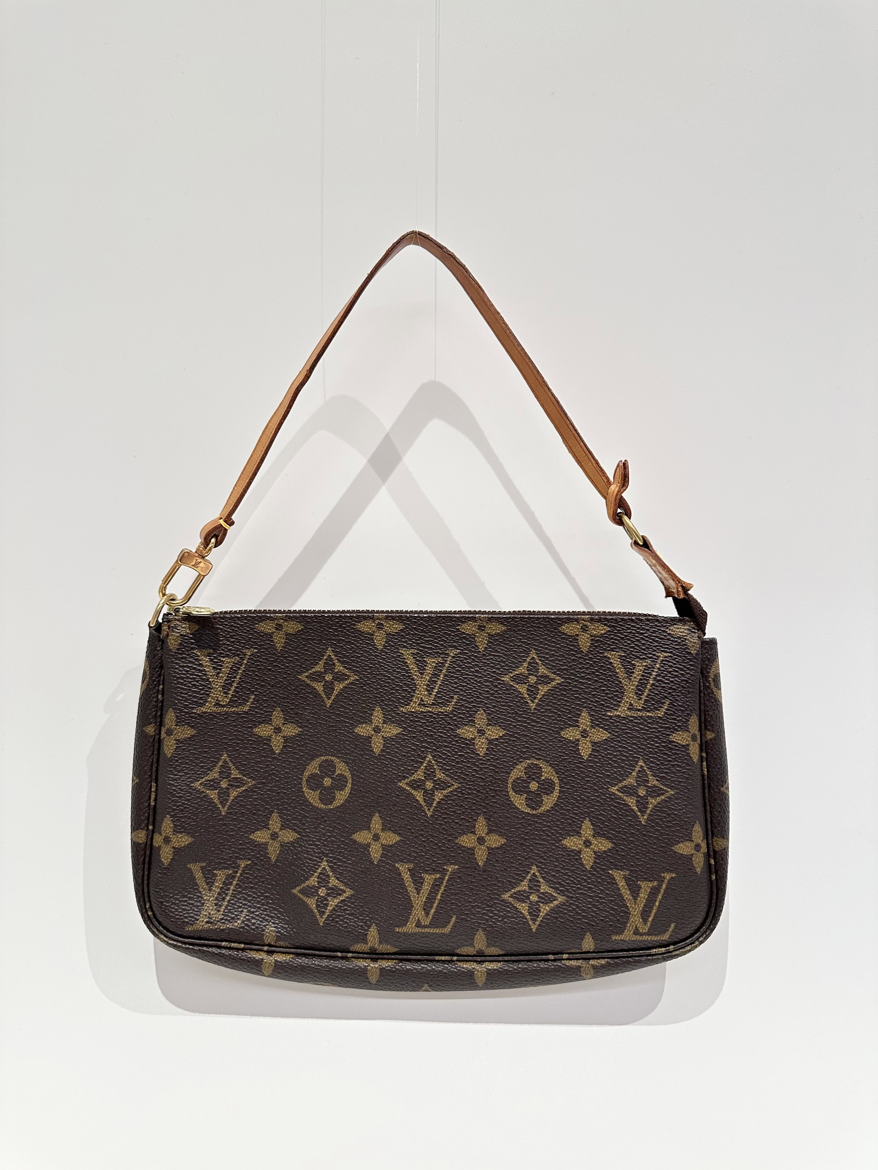 Louis Vuitton Brown Pochette Accessoire Monogram Canvas Clutch - Image 2