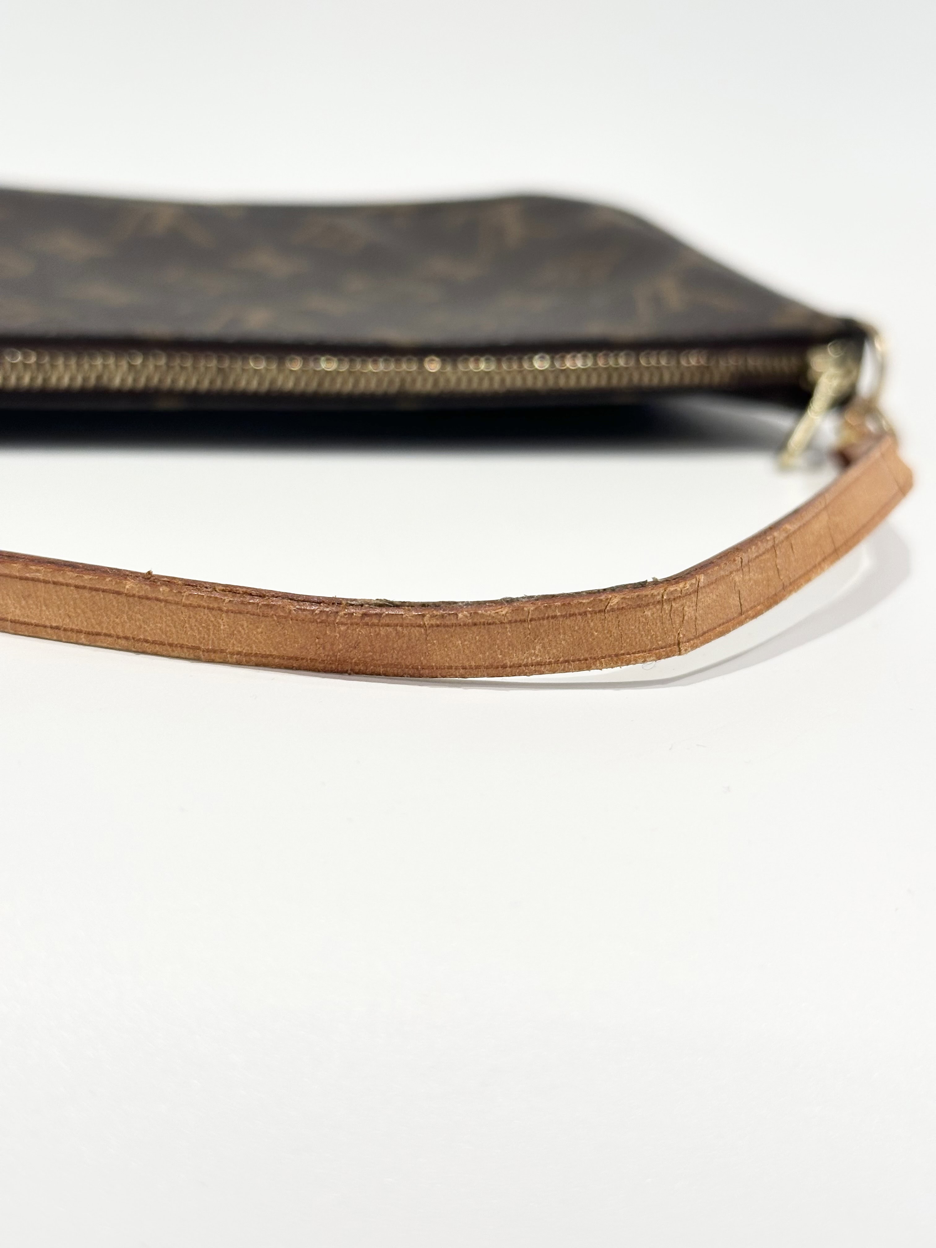 Louis Vuitton Brown Pochette Accessoire Monogram Canvas Clutch - Image 6