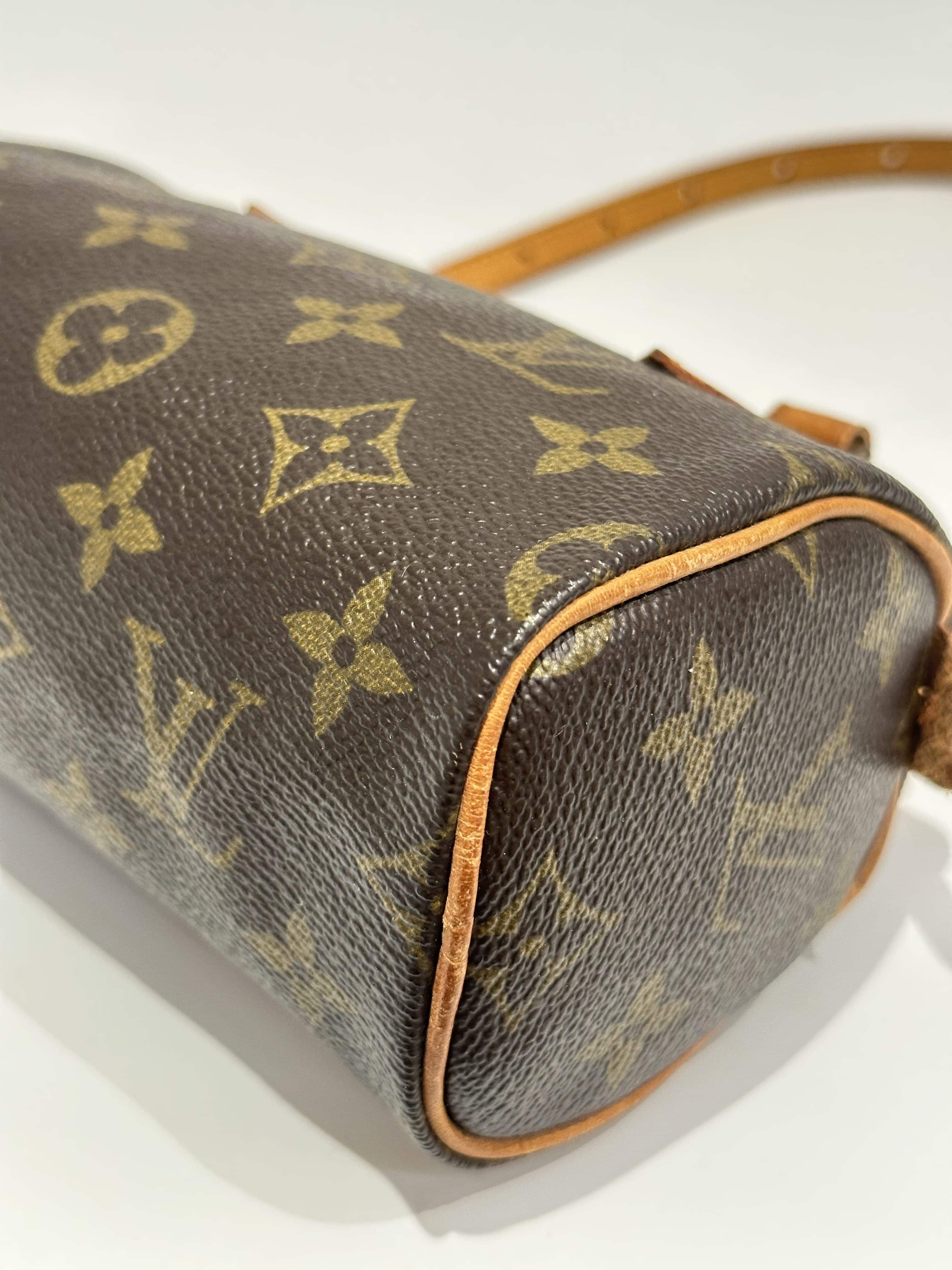 Louis Vuitton Brown Nano Speedy Monogram Canvas Handbag - Image 10