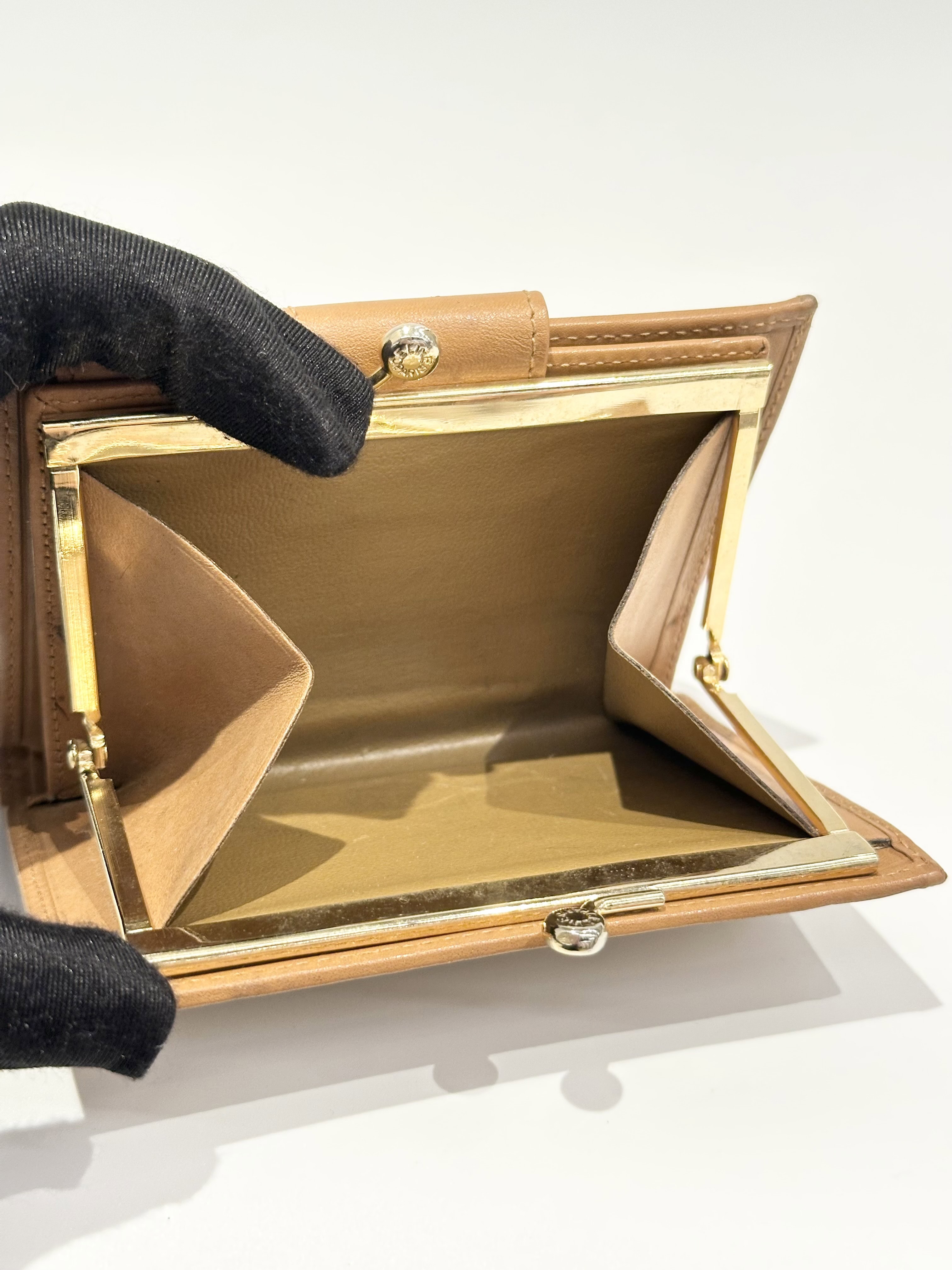 Celine Brown Beige Triomphe Canvas wallet - Image 7