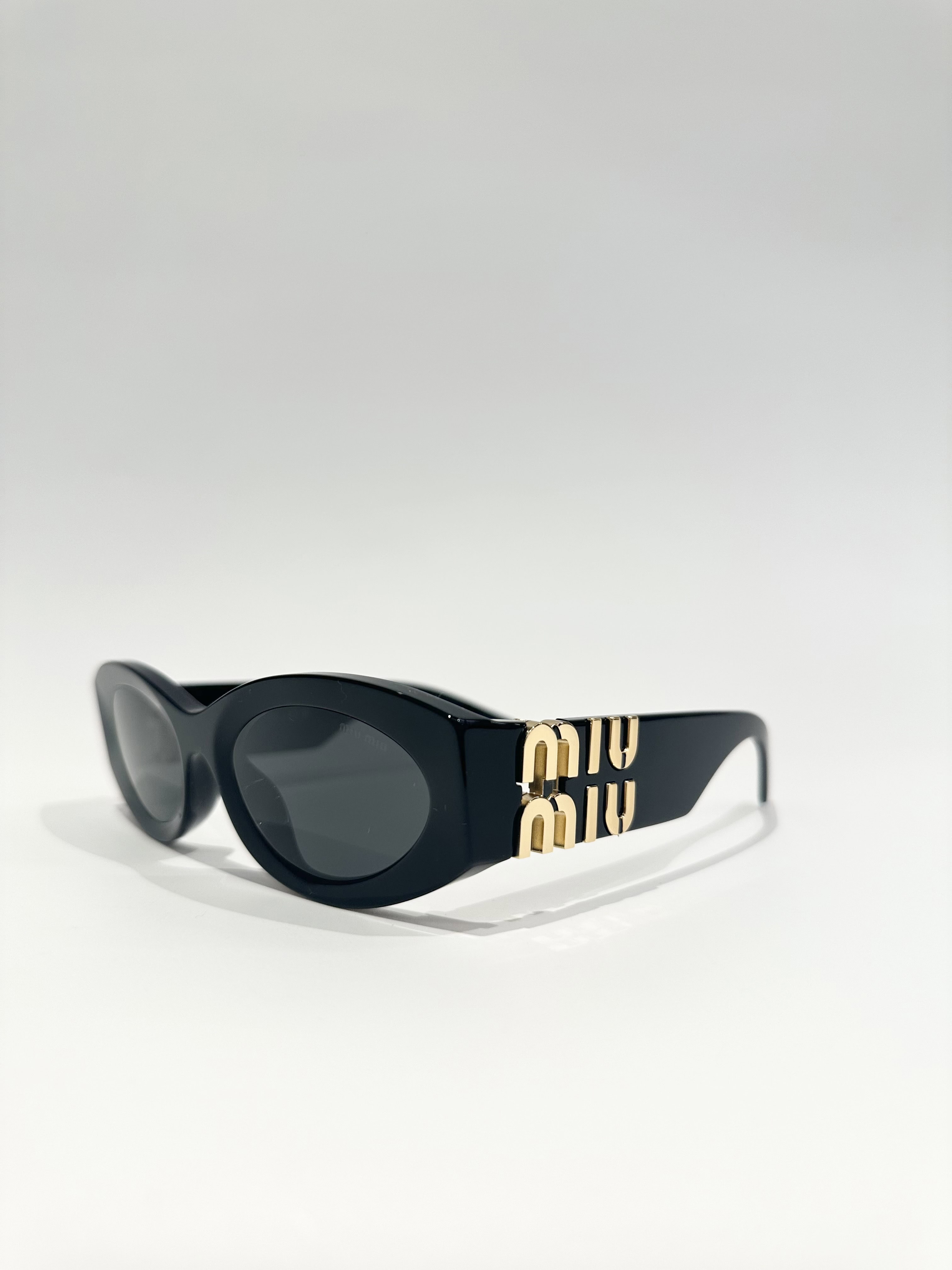 Miu Miu 11WS Black Glimpse Sunglasses