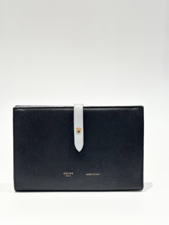 Celine Black Leather Wallet