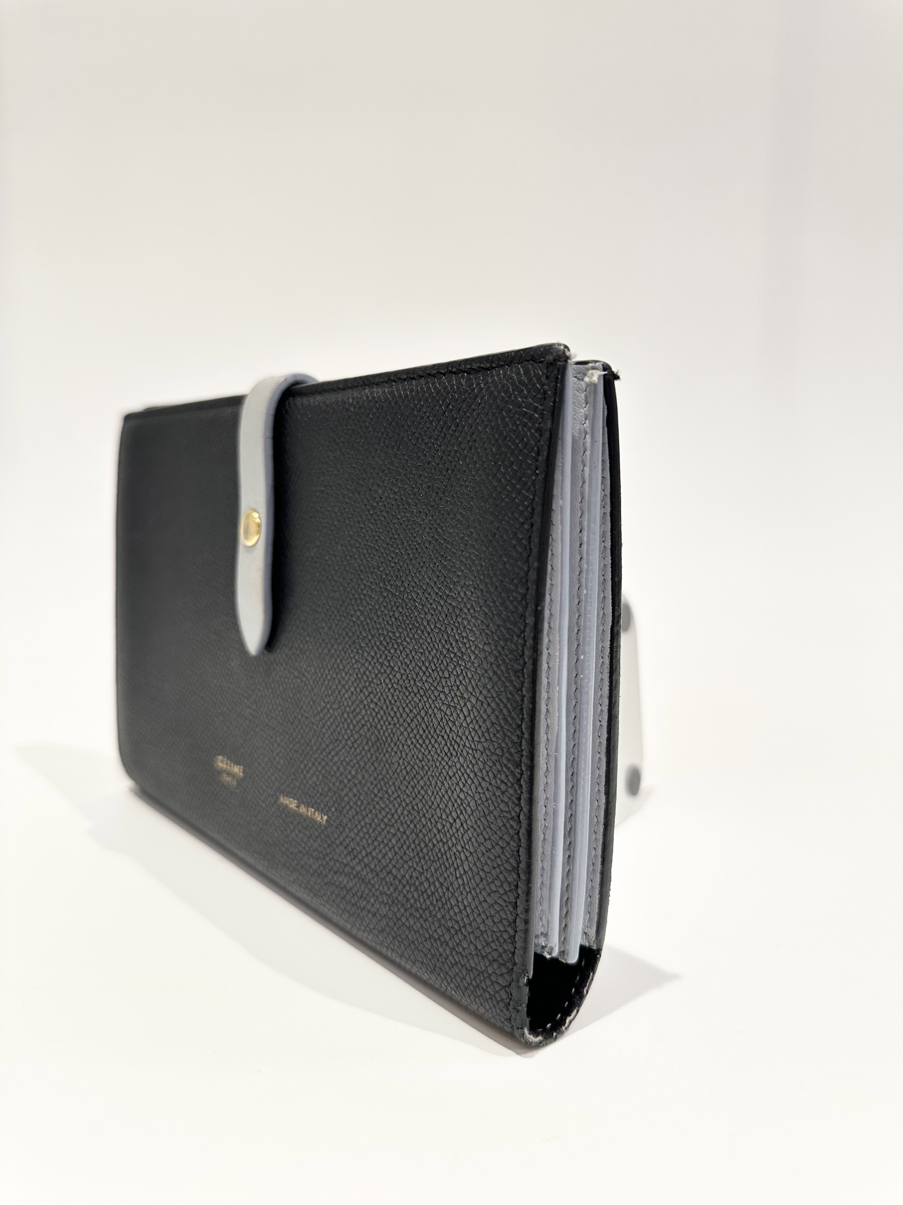 Celine Black Leather Wallet - Image 2