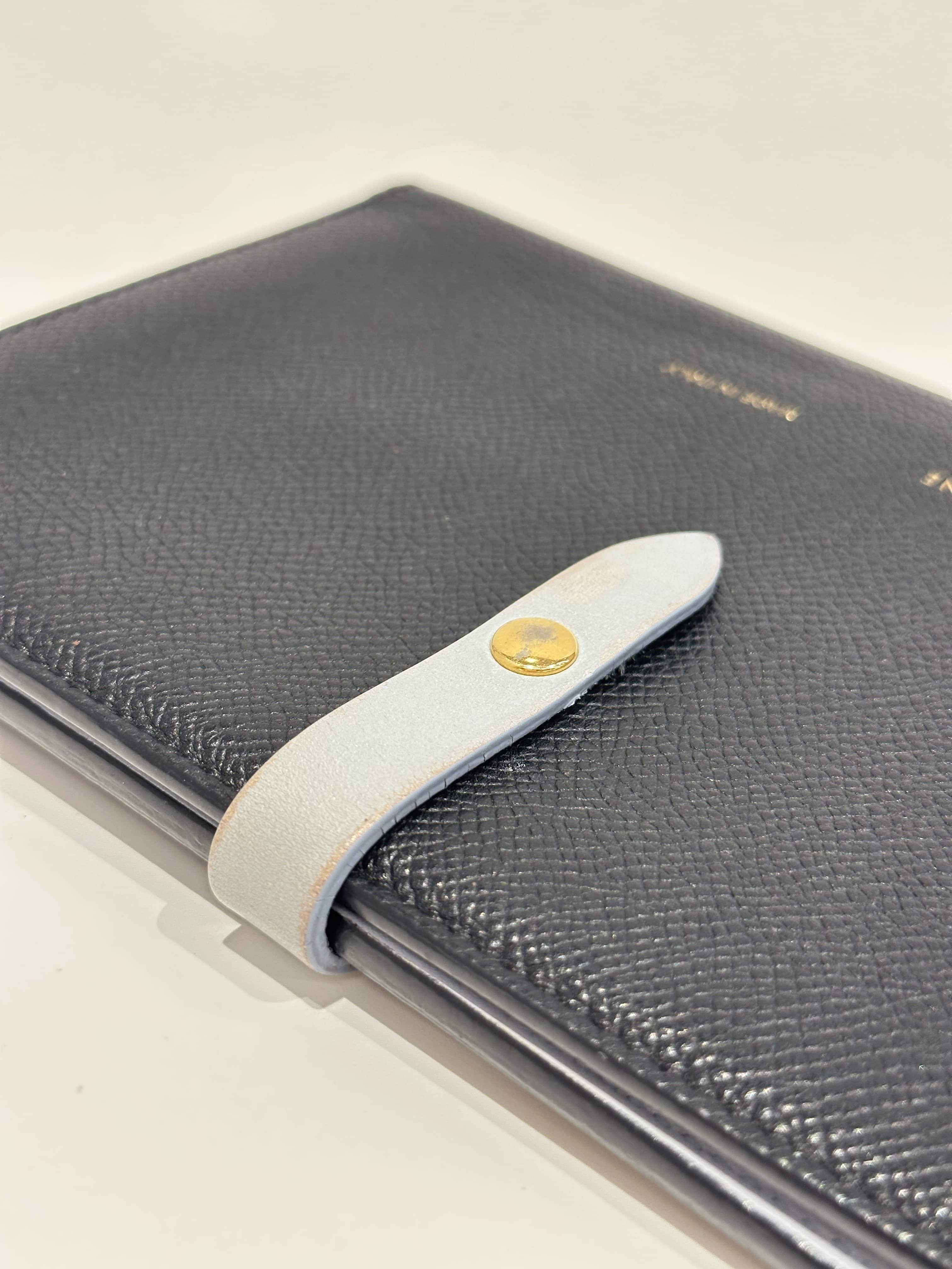 Celine Black Leather Wallet - Image 5