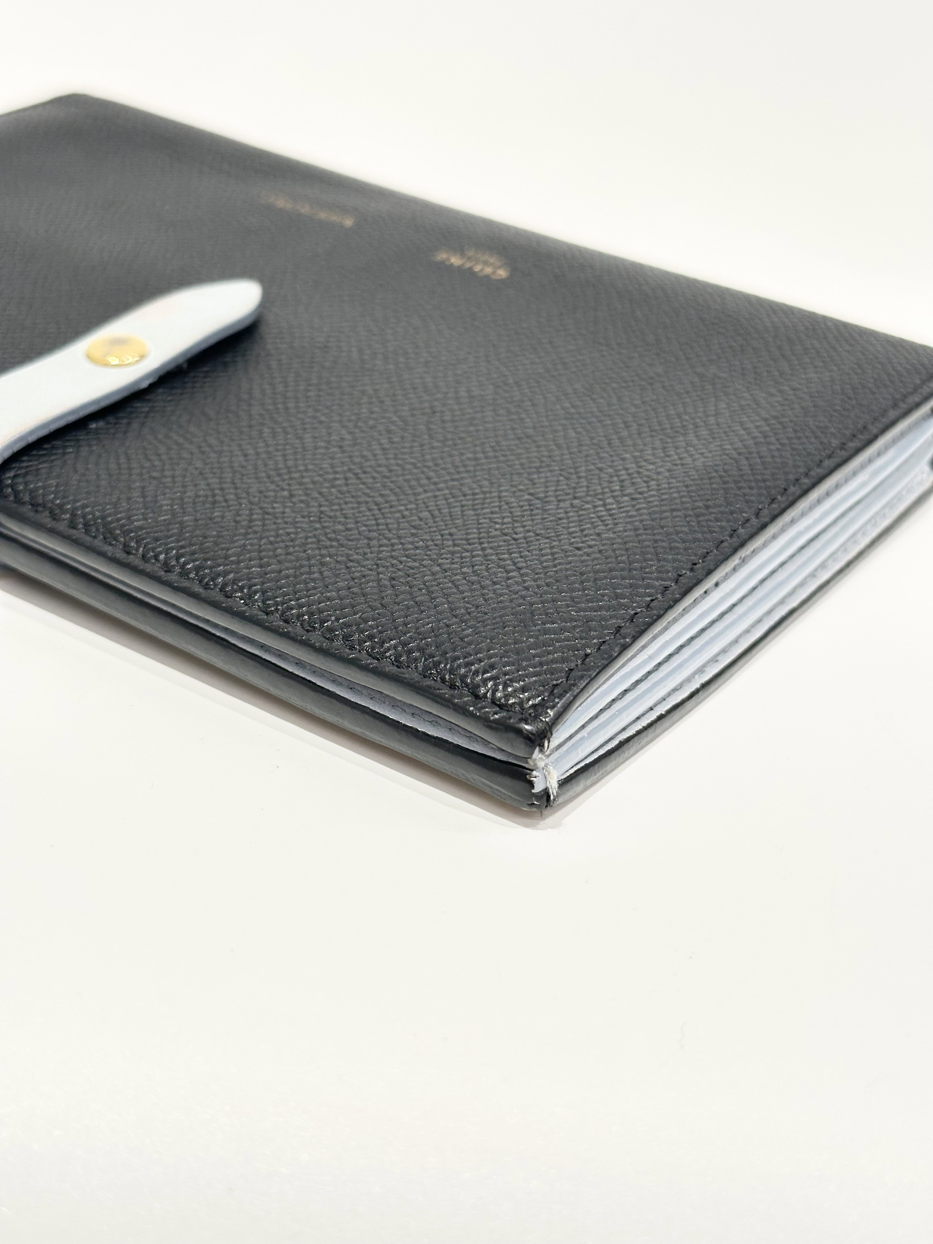 Celine Black Leather Wallet - Image 7
