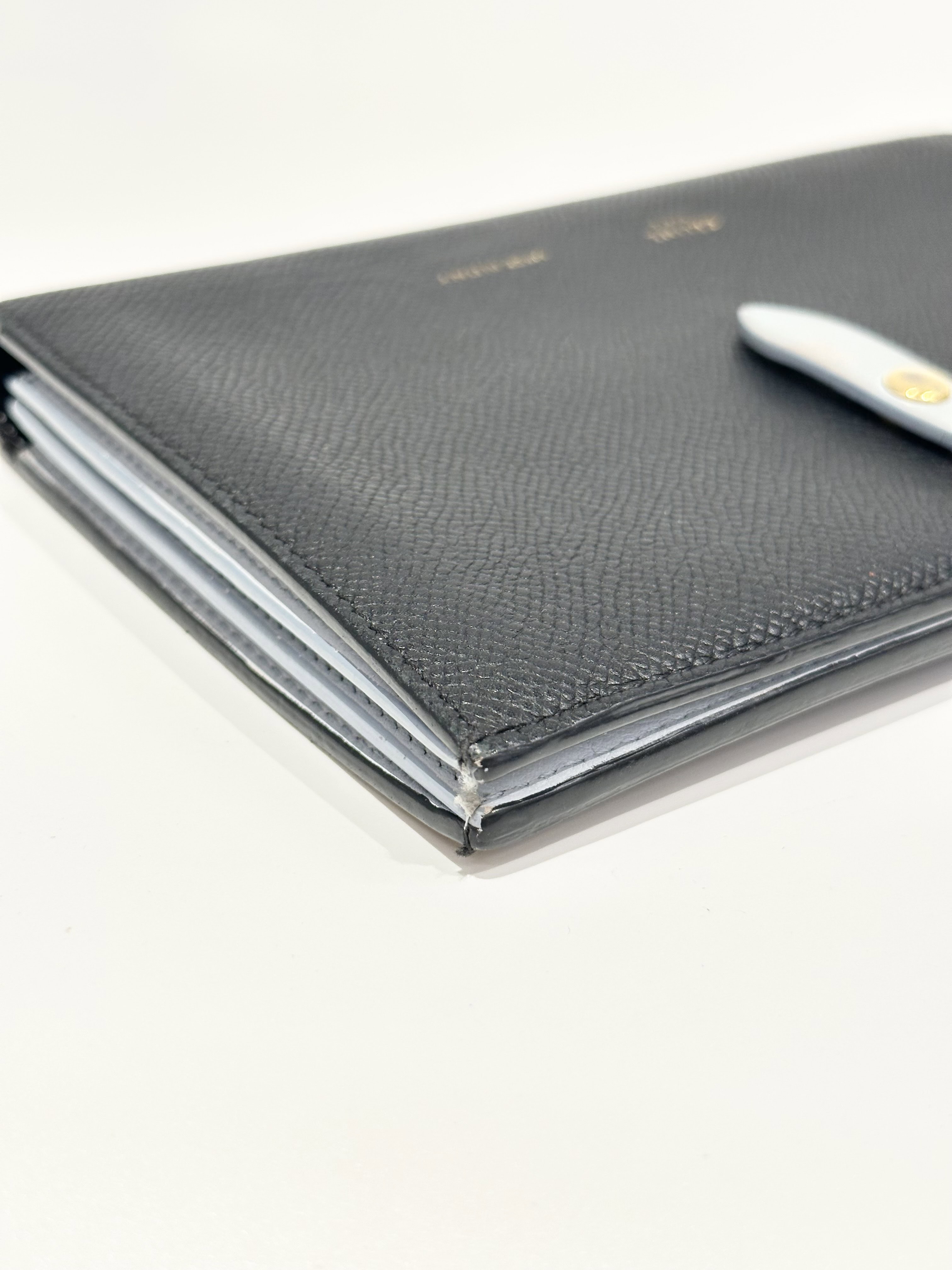 Celine Black Leather Wallet - Image 8