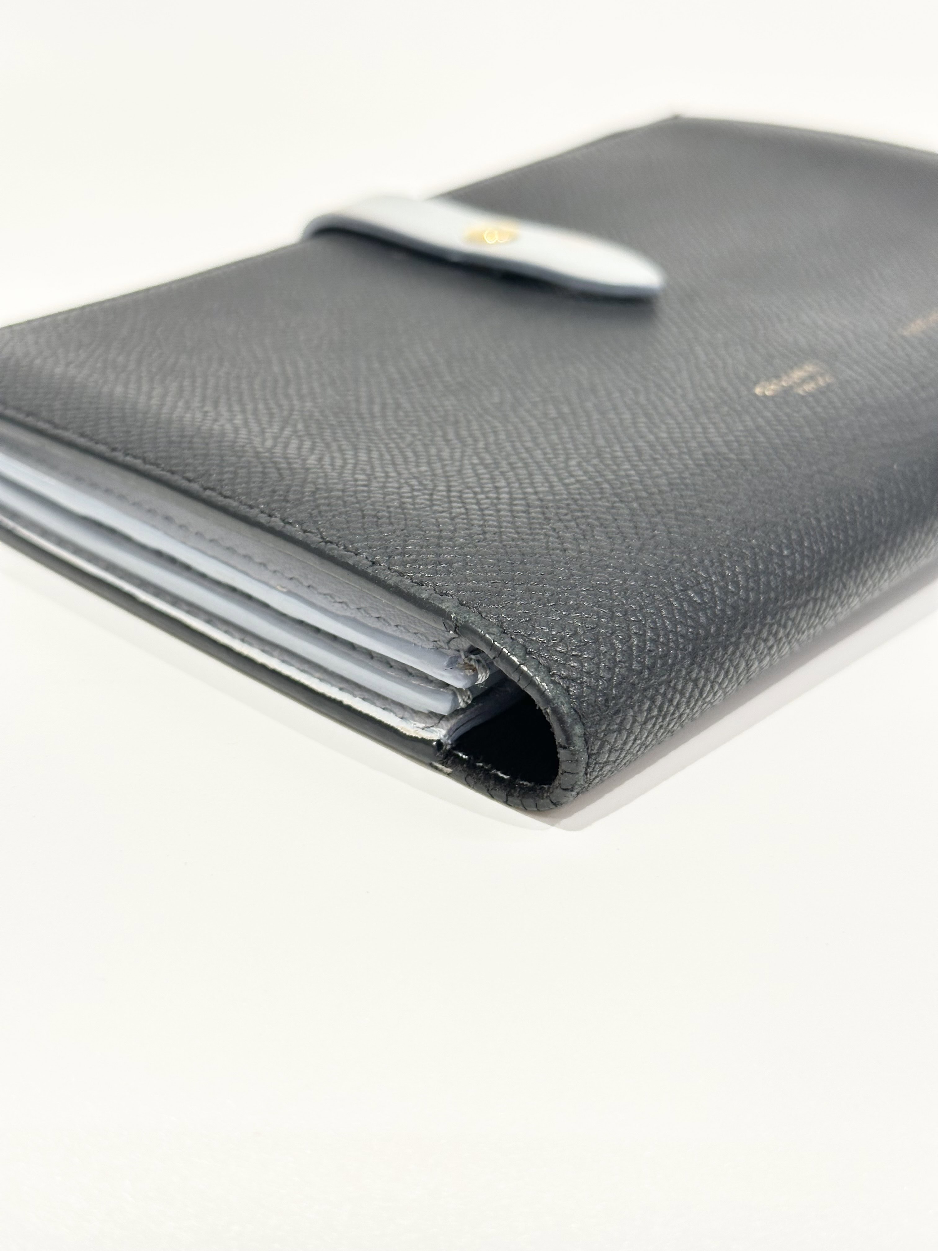 Celine Black Leather Wallet - Image 10