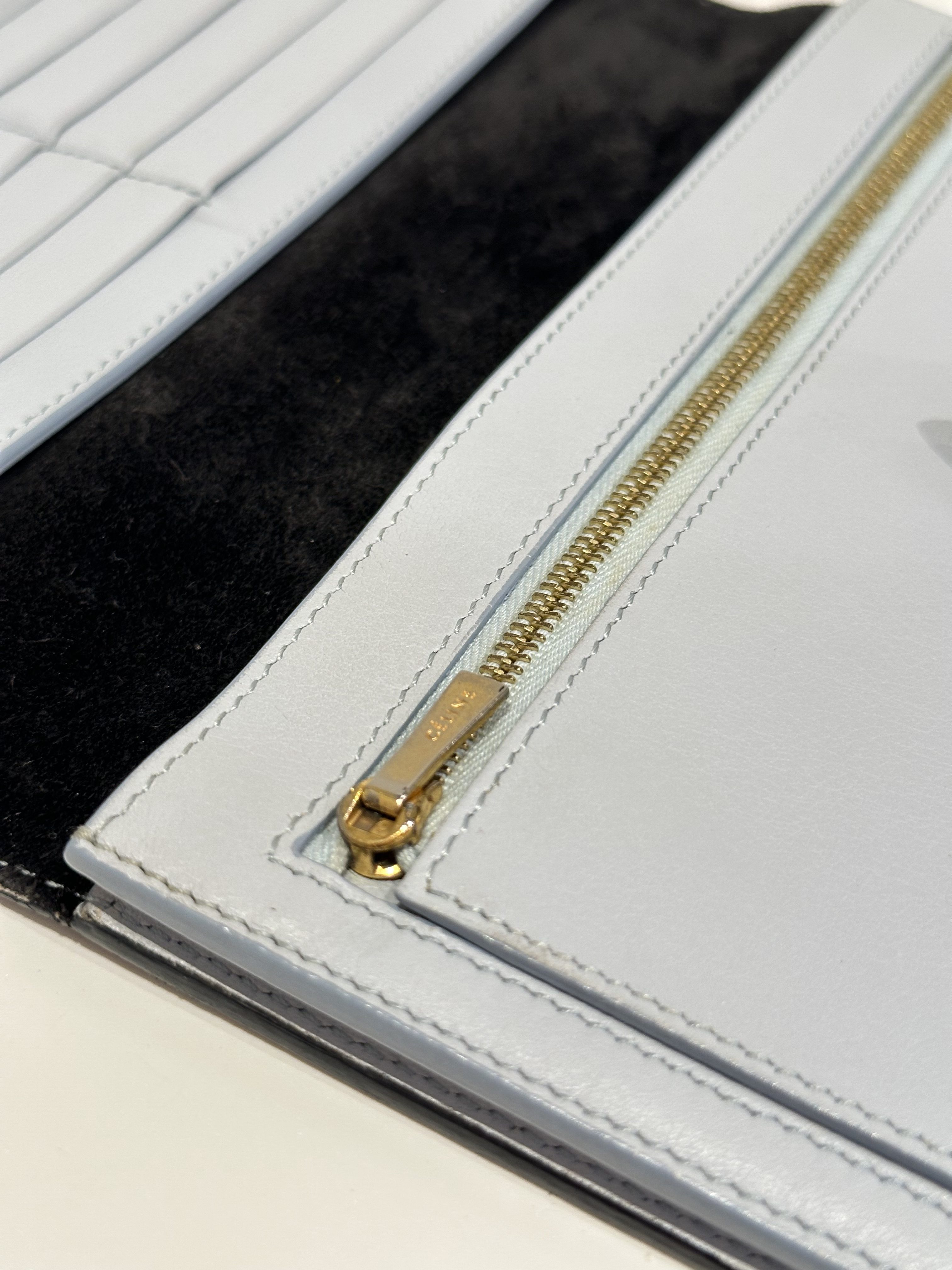 Celine Black Leather Wallet - Image 12