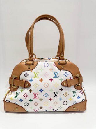 Louis Vuitton X Murakami Claudia Monogram Canvas Handbag