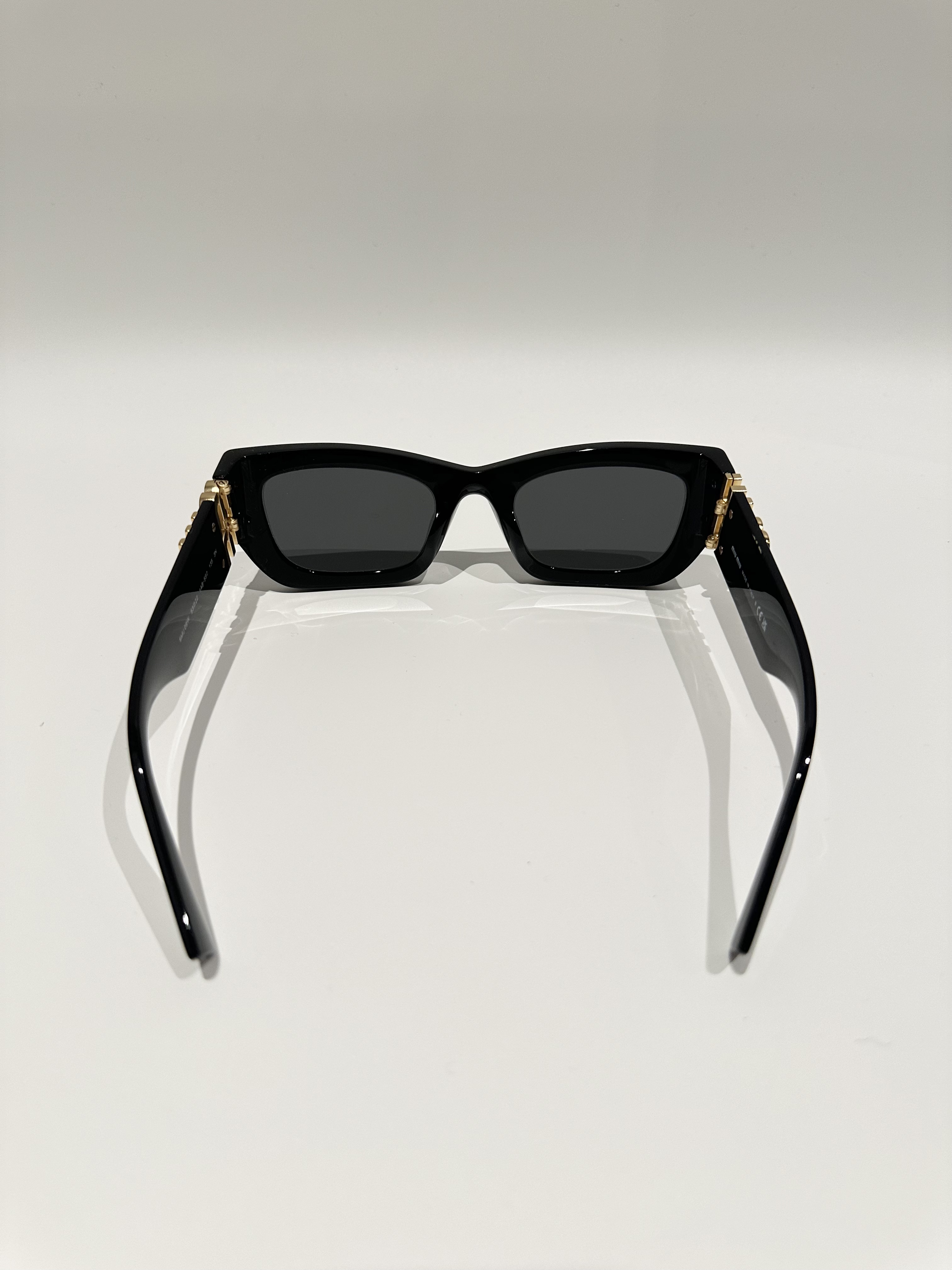 Miu Miu soft oval design sunglasses 0MU 09W Glimpse Slate Gray Lenses - Image 5