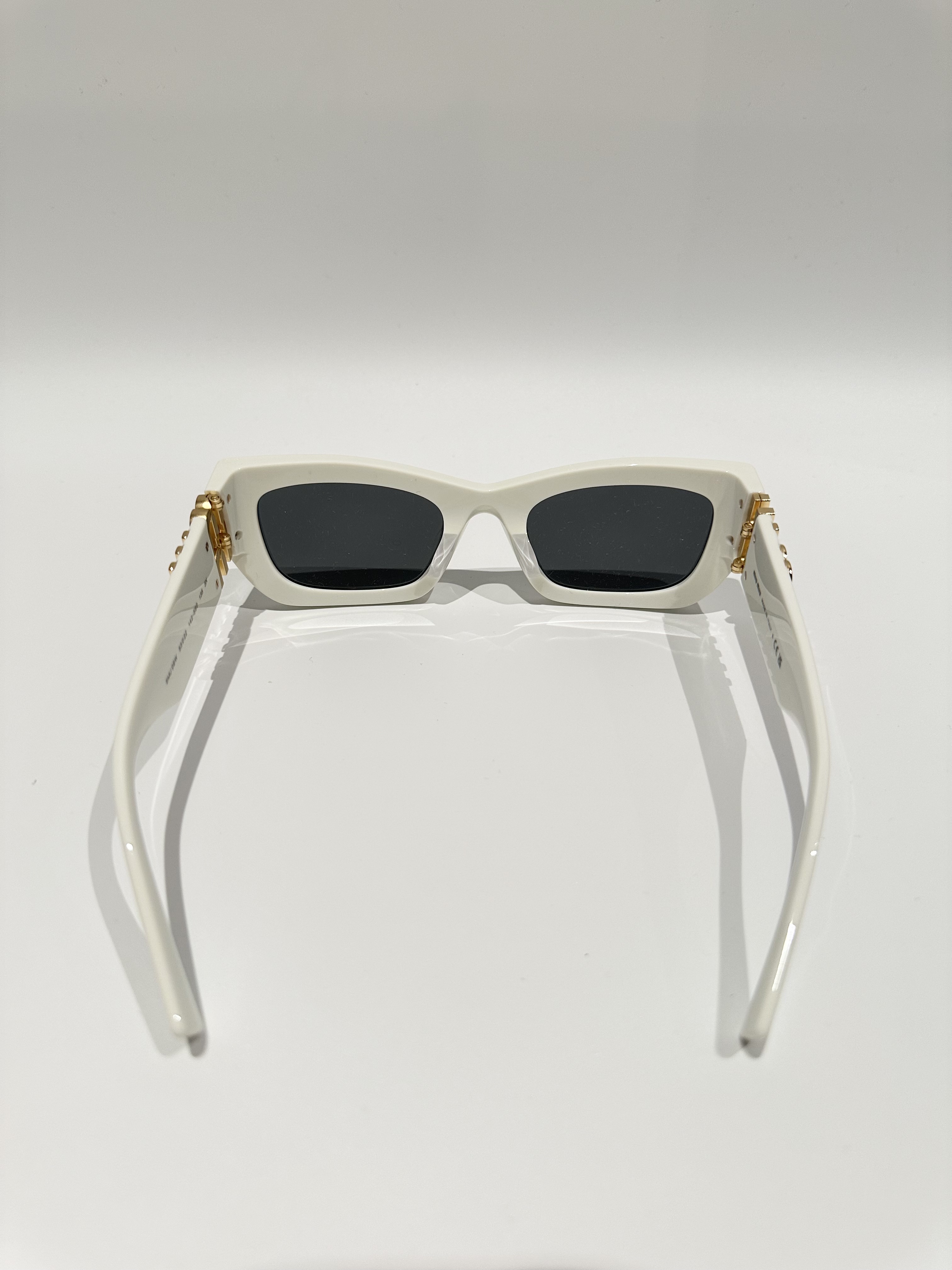 Miu Miu soft oval design sunglasses 0MU 09W Glimpse Slate Gray Lenses - Image 5