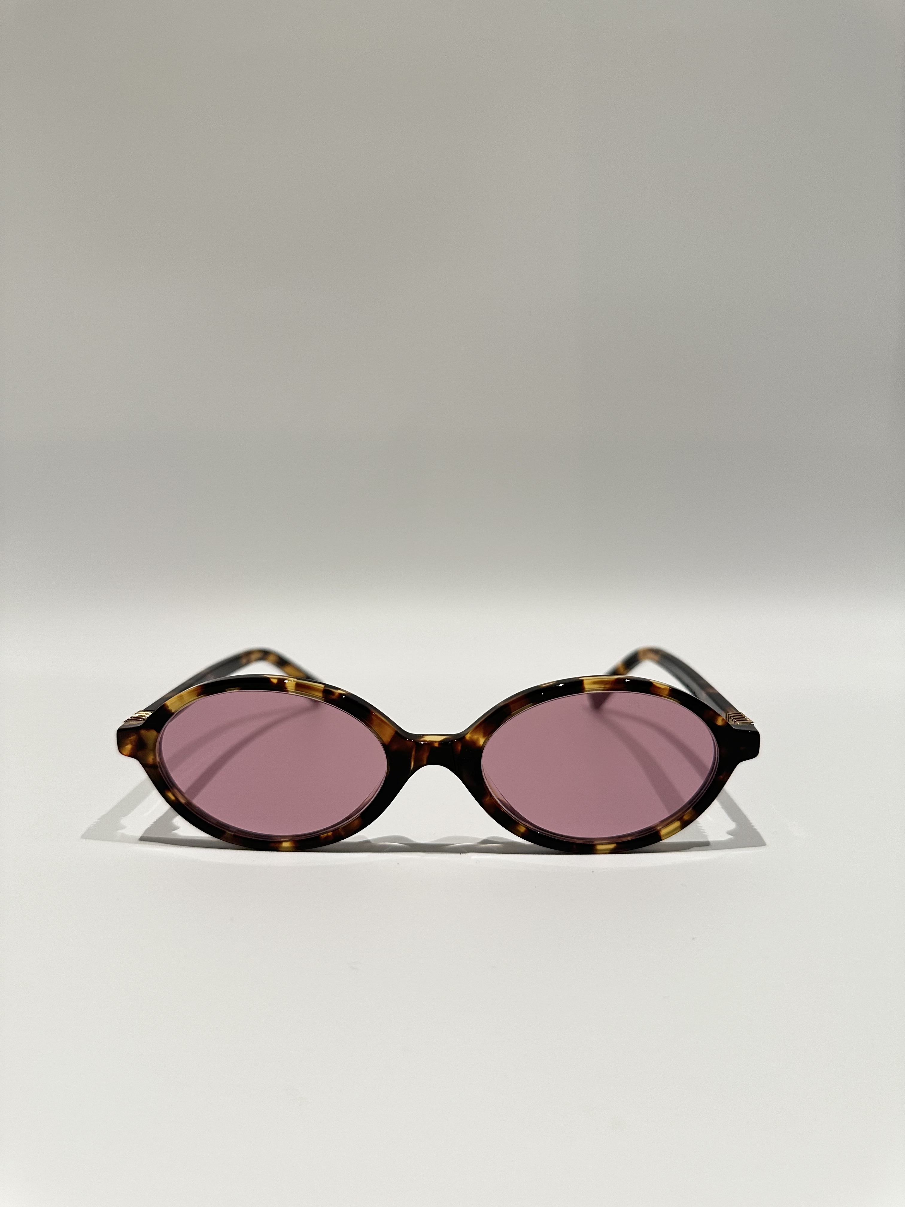 Miu Miu soft oval design sunglasses 04ZS Regard Amaranth lenses - Image 4