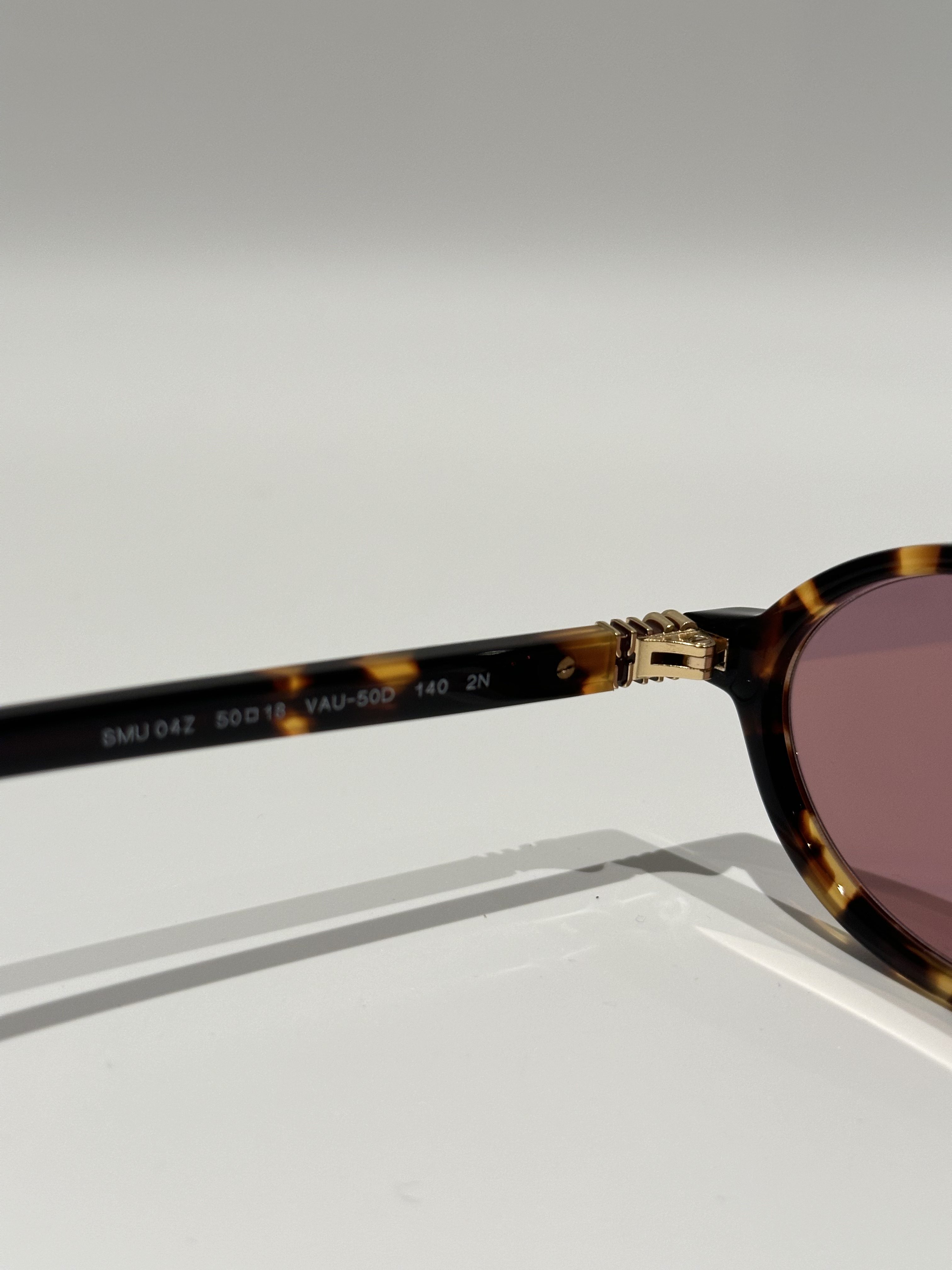 Miu Miu soft oval design sunglasses 04ZS Regard Amaranth lenses - Image 7