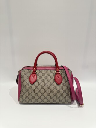 Gucci Multicolor Boston GG Canvas Handbag