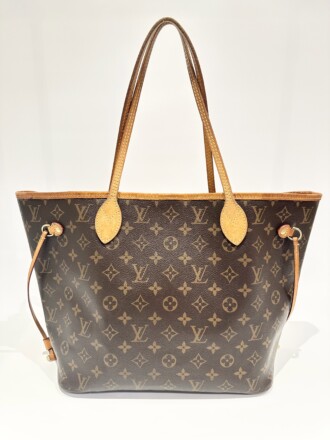 Louis Vuitton Brown Neverfull MM Monogram Canvas Tote Bag
