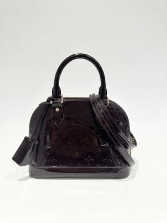Louis Vuitton Bordeaux Alma BB Patent Leather Handbag