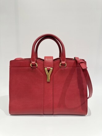 Yves Saint Laurent Red Chyc Leather Handbag