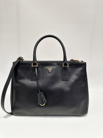 Prada Black Galleria Saffiano Leather Handbag