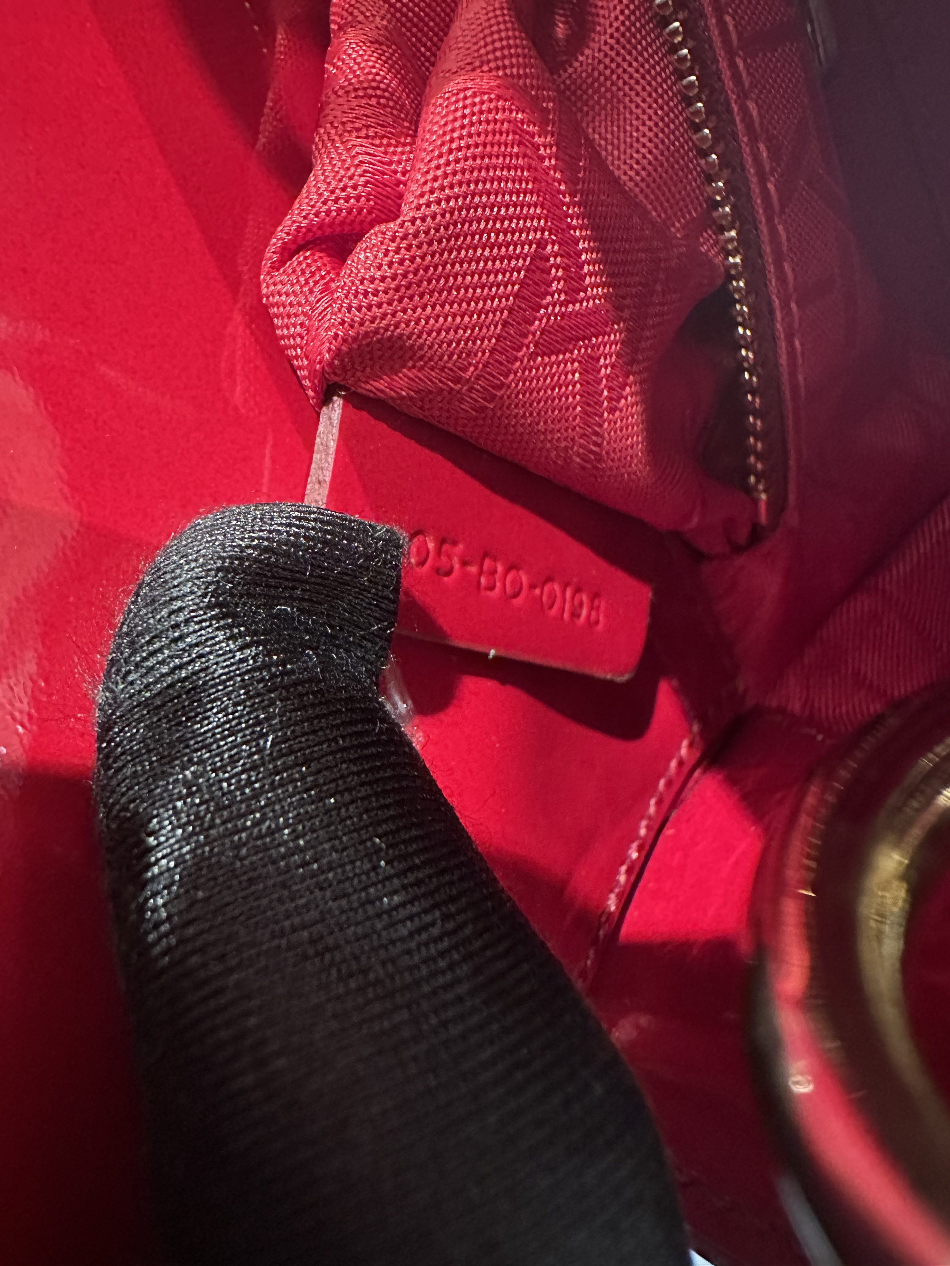 Dior Red Lady Dior Mini Patent Leather Crossbody Bag - Image 13