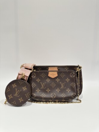 Louis Vuitton Pink Multi Pochette Accessories Crossbody Bag