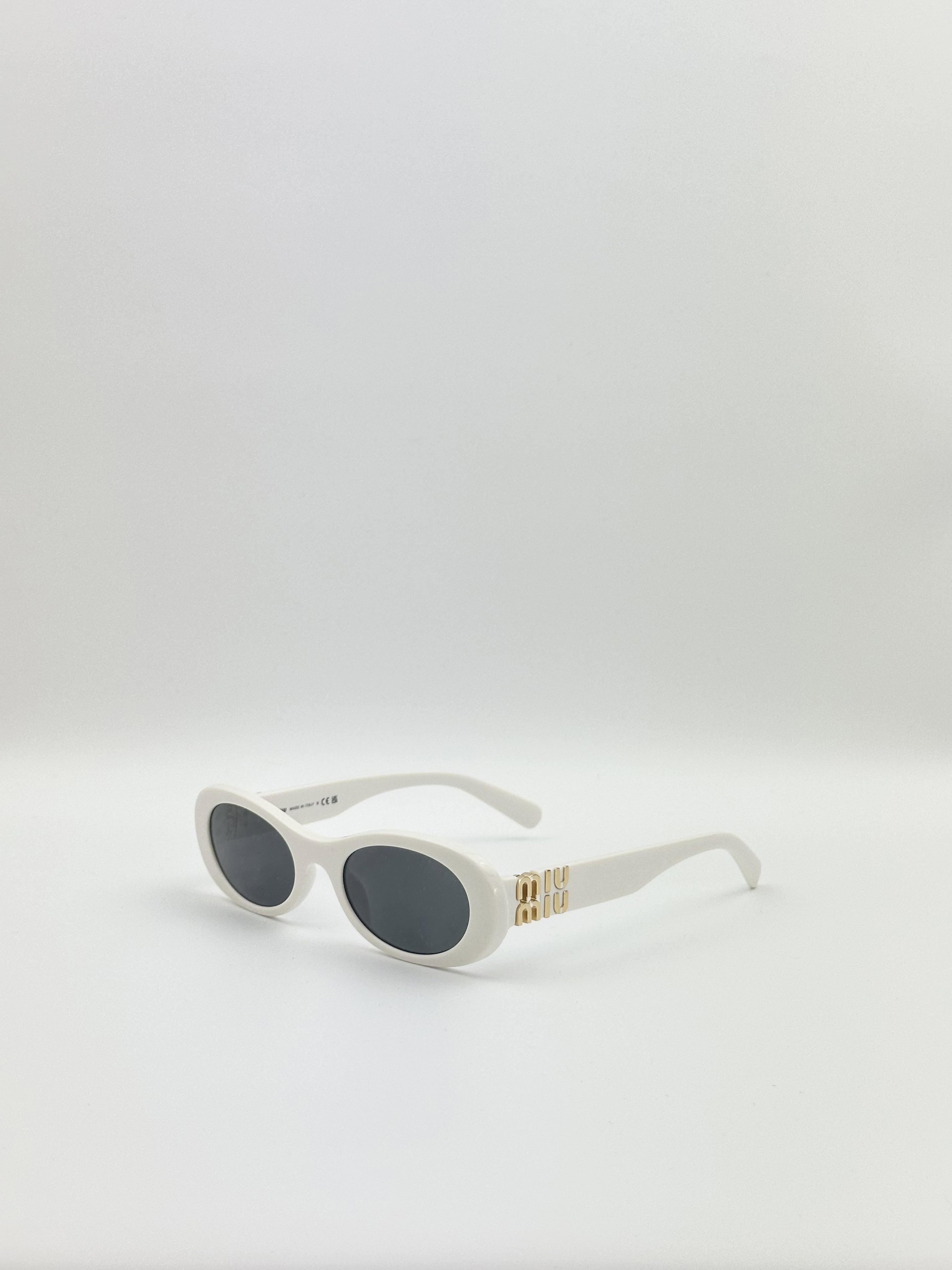 Miu Miu soft oval design sunglasses 0MU 06ZS Glimpse - Image 4