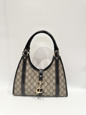 Gucci Beige/Brown GG Supreme Coated Canvas Shoulder Bag