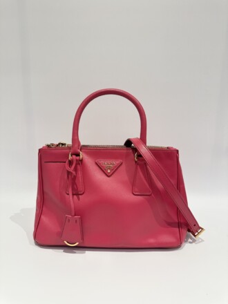 Prada Pink Galleria Saffiano Leather Handbag