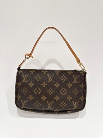 Louis Vuitton Brown Pochette Accessoire Monogram Canvas Clutch