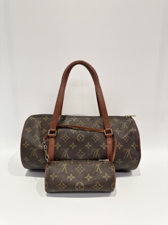 Louis Vuitton Brown Vintage Papillon 30 Monogram Canvas Handbag
