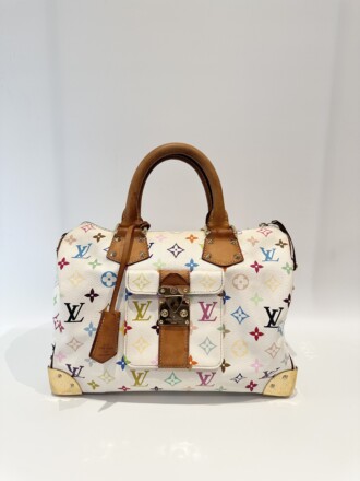 Louis Vuitton Multicolor Murakami Speedy Monogram Canvas Handbag