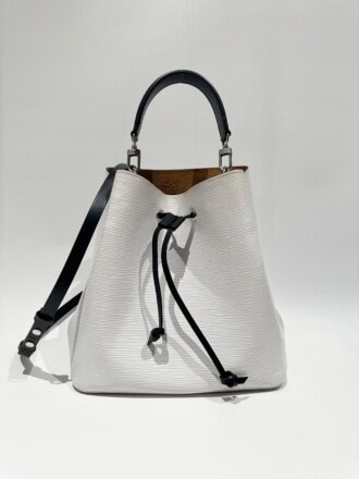 Louis Vuitton White Neonoe Epi Leather Handbag