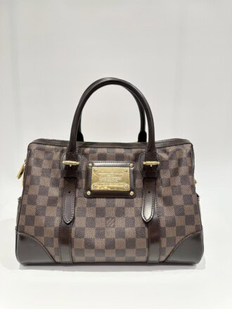 Louis Vuitton Brown Vintage Berkeley Damier Canvas Handbag