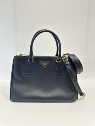Prada Black Galleria Saffiano Leather Handbag