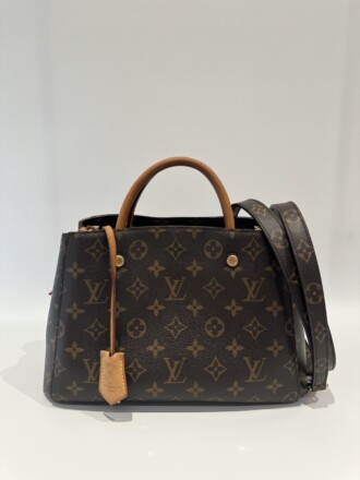 Louis Vuitton Brown Montaigne BB Monogram Canvas Handbag