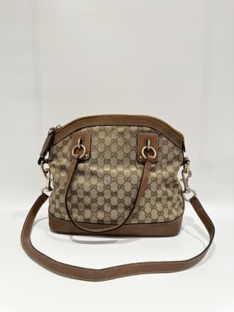 Gucci Brown GG Canvas Shoulder Bag