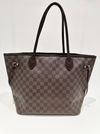 Louis Vuitton Brown Neverfull MM Damier Canvas Handbag