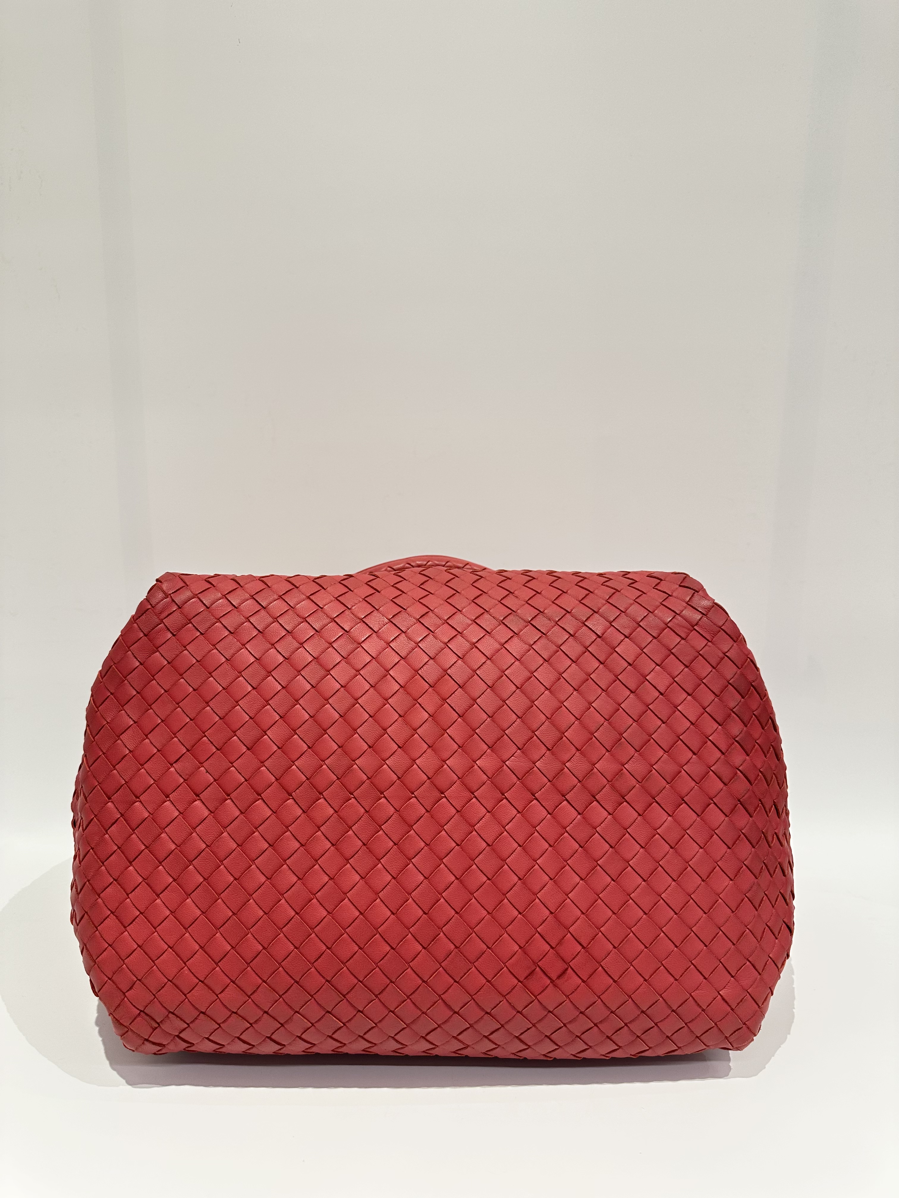 Bottega Veneta Red Campana Leather Tote Bag - Image 6