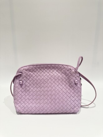 Bottega Veneta Lilac Loop Leather Crossbody Bag