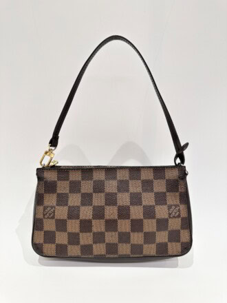 Louis Vuitton Brown Damier Canvas Clutch