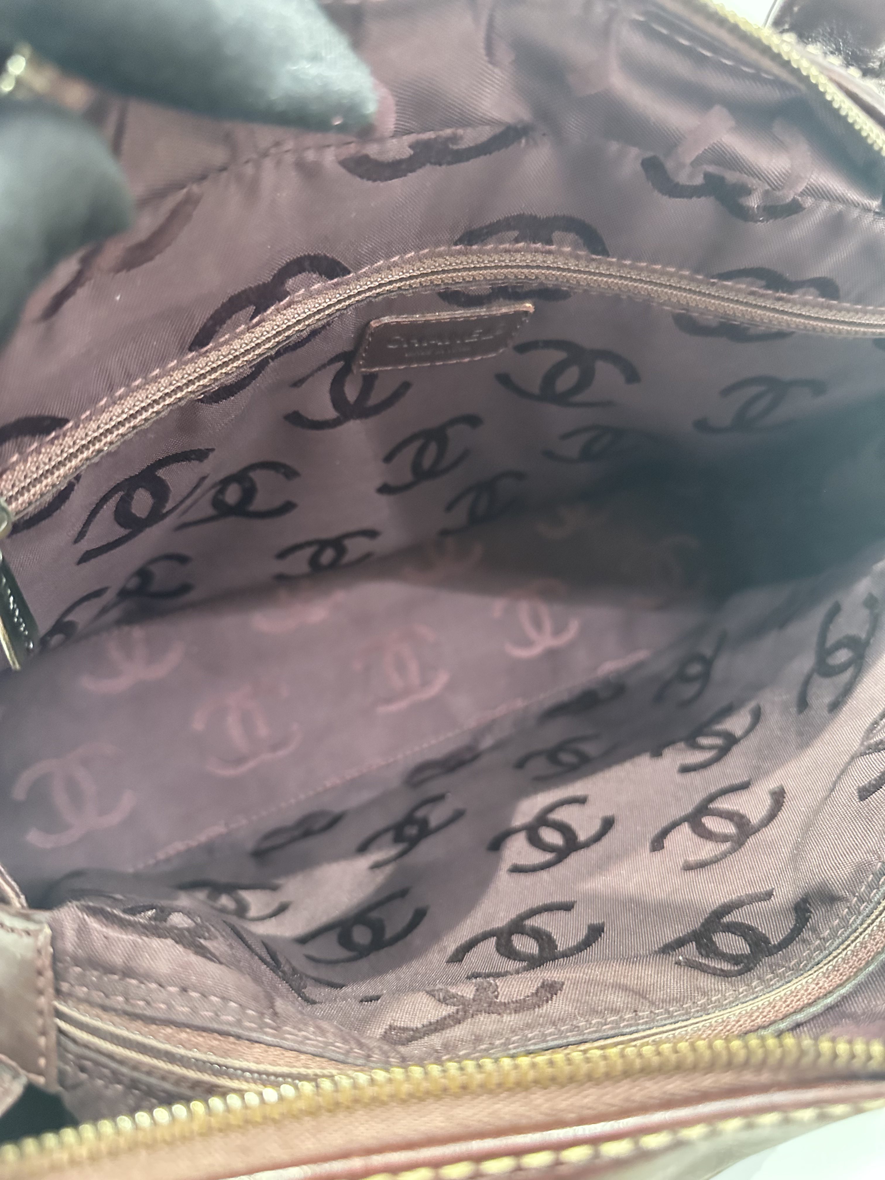 Chanel Vintage Brown Wild Stitch Leather Handbag - Image 11