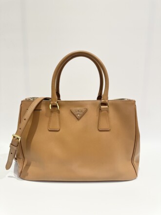 Prada Brown Galleria Saffiano Leather Handbag