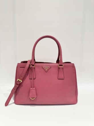 Prada Pink Galleria Saffiano Leather Handbag