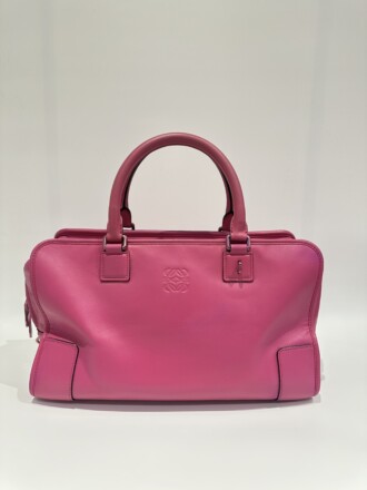 Loewe Pink Amazona Leather Handbag