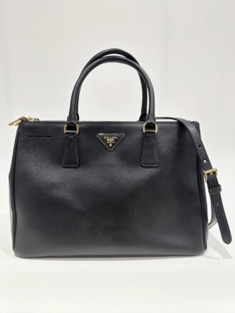 Prada Black Galleria Saffiano Leather Handbag Medium
