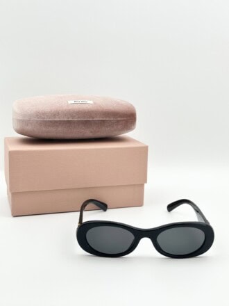 Miu Miu soft oval design sunglasses 0MU 06ZS Glimpse