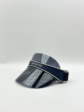 Dior DiorClub V1U Sun Hat Blue Sun Hat Oblique Print