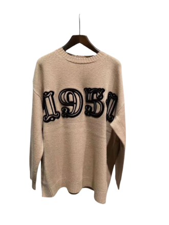 Max Mara 1951 Camel Bard Sweater Size L