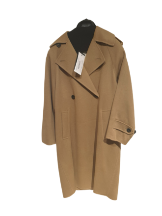 Max Mara Weekend Wool Coat Cobalto Size IT40